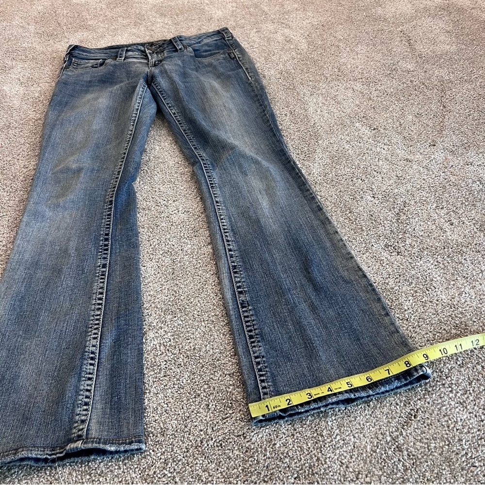 Silver Jeans Co Aiko Boot Cut Jean Pants Denim Blue Women’s Size W30 / L33 - Picture 5 of 16